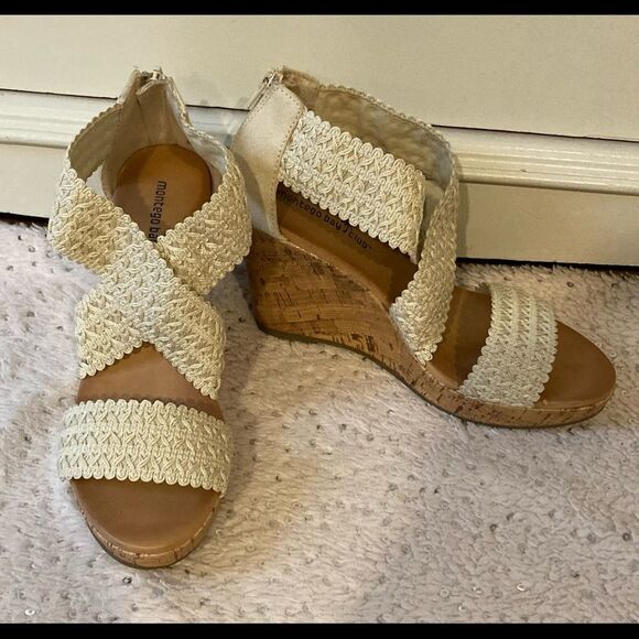 Montego Bay wedge shoes 7.5 - Picture 1 of 8